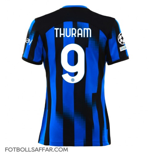 Inter Milan Marcus Thuram #9 Hemmatröja Dam 2023-24 Kortärmad